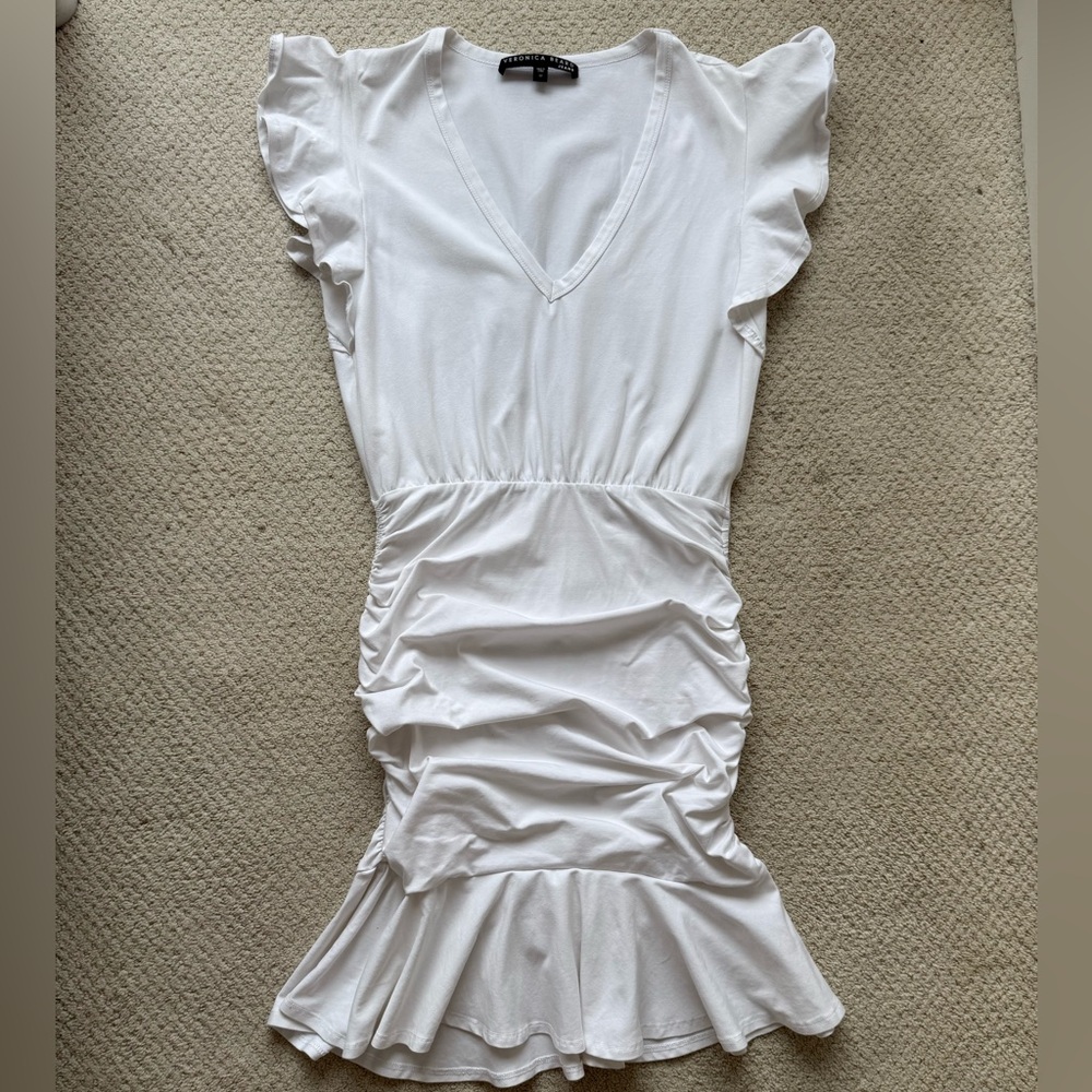 Veronica Beard Jeans Lisette dress white size M